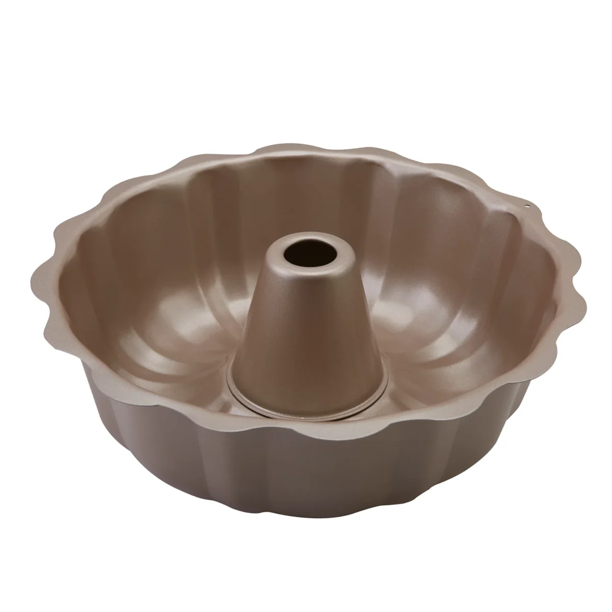 Jumbo Gold Bake Round Cake Mold - Görsel 1