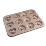 Jumbo Gold Bake Muffin Mold - Görsel 2
