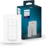Philips Hue Smart Dimmer Switch with Remote, White - 1 Pack - Turns Hue Lights On, Off, Dims or Brightens