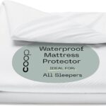 Coop Home Goods Ultra Tech Waterproof Mattress Protector Queen, Smooth Top Mattress Pad, Waterproof Mattress Cover, 18" Deep, Machine Washable Mattress Topper, Noiseless Comfort (60x80)