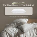 Coop Home Goods Original Pillow Case, Queen Size Pillow Case for Memory Foam Pillows, Breathable Ultra Soft Lulltra Fabric Cover with Zipper, Polyester/Rayon - Görsel 6