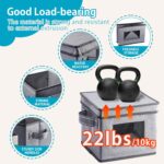 4 Size China Storage Containers for Dishes Plate Hard Shell, Holiday Ornament Storage Box, Moving Case for Packing Dinnerware Glasswear - Görsel 3