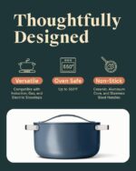 Caraway Nonstick Ceramic Dutch Oven Pot with Lid (6.5 qt, 10.5") - Image 3