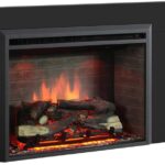PuraFlame Western 33" Electric Fireplace Insert with Trim Kit