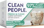 The Clean People Fabric Softener Sheets - Dryer Sheets