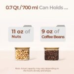 ComSaf 0.7 Qt Rectangle Glass Storage Containers with Lids - Image 3