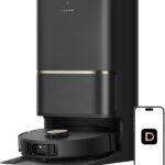 DREAME L50 Ultra Robot Vacuum and Mop Black with Auto-Empty and Mop Self-Cleaning