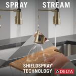 Delta Theodora Pro Style Commercial Kitchen Faucet with Pull Down Sprayer