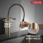 Delta Theodora Pro Style Commercial Kitchen Faucet with Pull Down Sprayer - Image 2