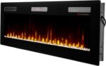 Dimplex Sierra Electric Fireplace Heater, 72" Inch, Black, 1400W