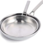 Tri-Ply Stainless Steel 10” and 12” Frying Pan Skillet Set