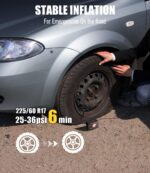 12V Tire Inflator Portable Air Compressor - Image 3