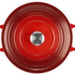 Le Creuset Enameled Cast Iron Signature Round Dutch Oven, 7.25 qt., Cerise