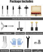 AVID POWER 6.5 Amp 1.25 HP Compact Router Tools for Woodworking - Image 2