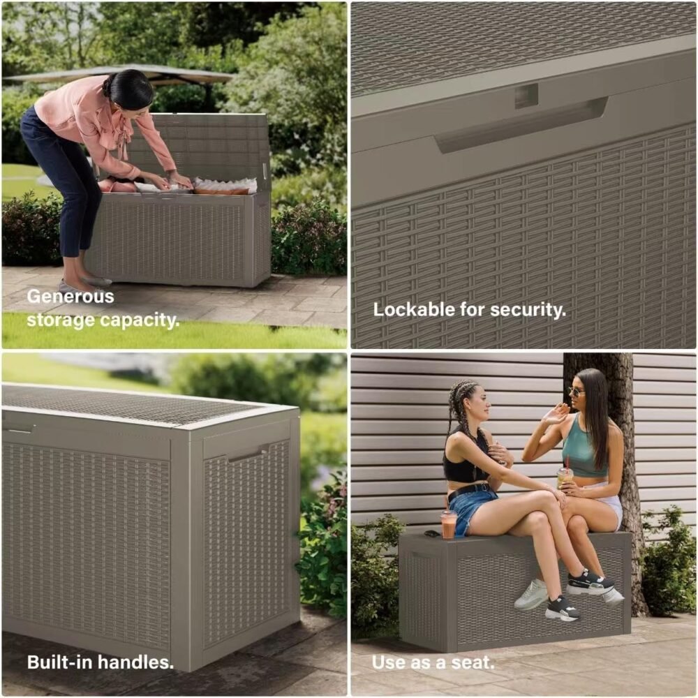 Outdoor Storage Box Waterproof Lockable – BSSE HOME