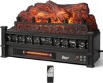TURBRO Eternal Flame Infrared Electric Fireplace Logs