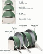 Caraway Nonstick Ceramic Cookware Set (12 Piece) Pots, Pans, Lids and Kitchen Storage - Image 2