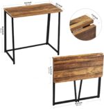 Folding Desk for Small Spaces, 31.5 Inch Foldable Computer Desks - Image 8