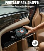 12V Tire Inflator Portable Air Compressor - Image 4