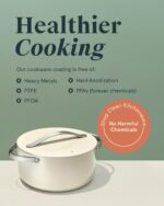 Caraway Nonstick Ceramic Dutch Oven Pot with Lid (6.5 qt, 10.5″) - Image 5