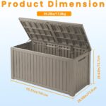 Outdoor Storage Box Waterproof Lockable