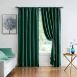 Treatmentex Green Blackout Curtains for Bedroom