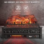 TURBRO Eternal Flame Infrared Electric Fireplace Logs - Image 4