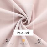 Treatmentex Pink Blackout Curtains for Bedroom - Image 2