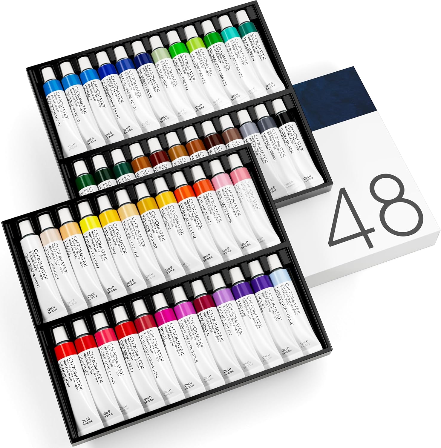 91ladjty5TL._AC_SL1500_ CHROMATEK Watercolor Paint Set - Image 1