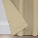 Eclipse Darrell Modern Blackout Thermal Rod Pocket Window Curtains for Bedroom or Living Room - Image 2