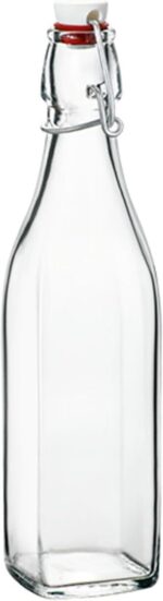 Bormioli Rocco Swing 17 oz. Square Swing-Top Glass Bottle - Image 2
