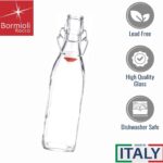Bormioli Rocco Swing 17 oz. Square Swing-Top Glass Bottle