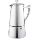Cuisinox COF-10R Roma 10-Cup Stainless Steel Stovetop Moka Espresso Maker - Image 10
