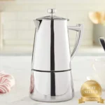 Cuisinox COF-10R Roma 10-Cup Stainless Steel Stovetop Moka Espresso Maker