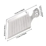 Cuisinox Stainless Steel Nutmeg Chocolate and Ginger Grater, 4.3" x 3" - Image 2