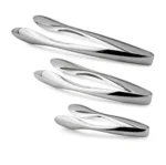 Cuisinox Polished Stainless Steel Serving Tongs, 6 inch - Image 3