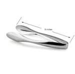 Cuisinox Polished Stainless Steel Serving Tongs, 6 inch - Image 2