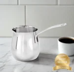 Cuisinox Stainless Steel Turkish Cezve Coffee Pot, 12 Oz