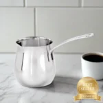 Cuisinox Stainless Steel Turkish Cezve Coffee Pot, 12 Oz